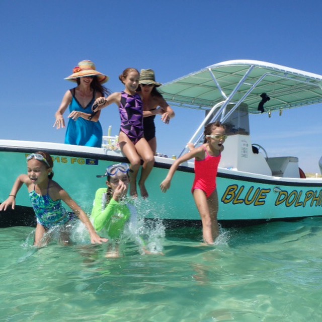 see dolphins from our tour boats in Panama City Beach, Florida