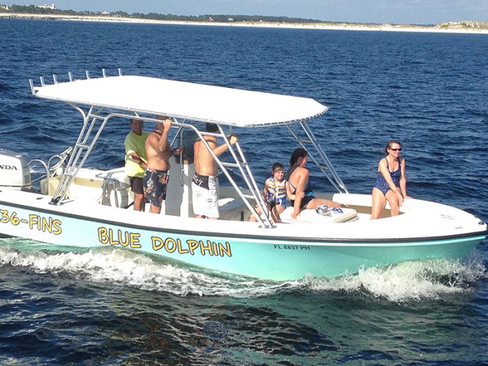 One of our PCB snorkeling tour boats